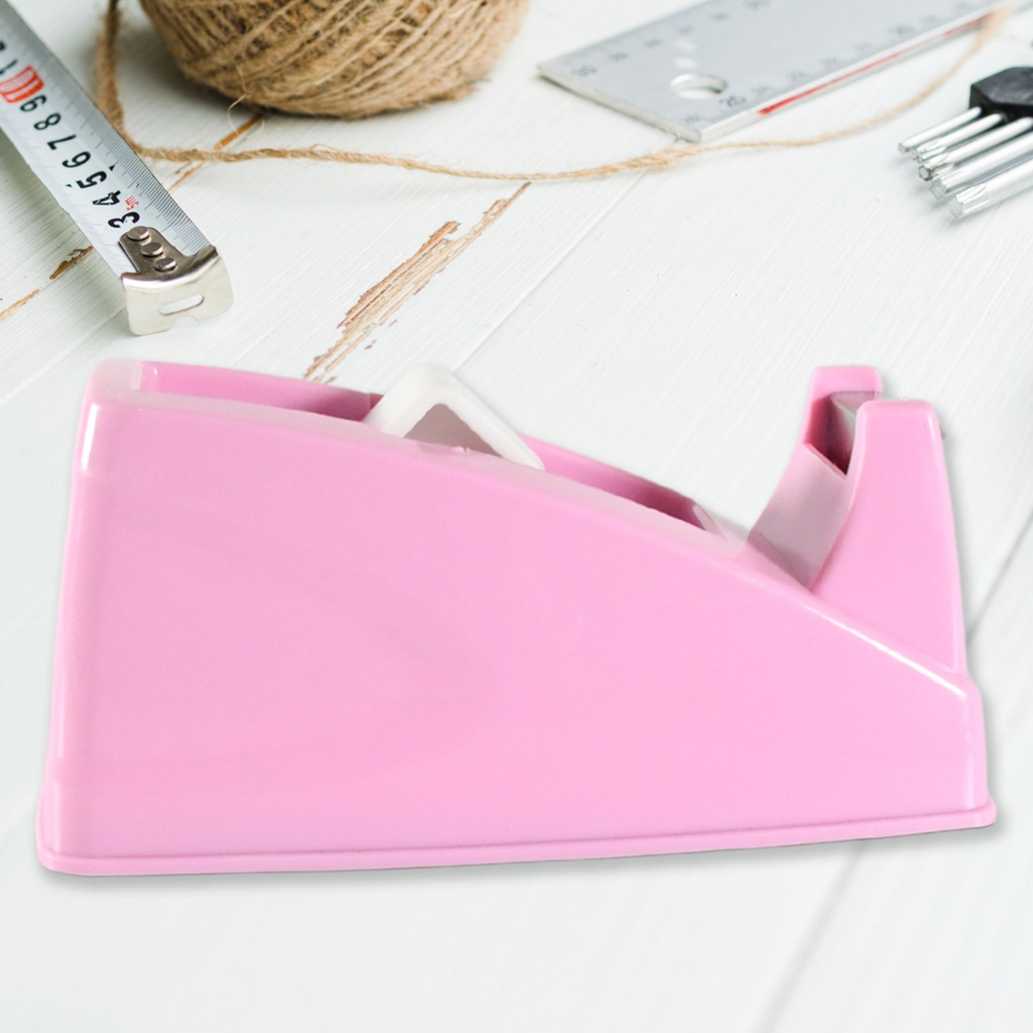 Plastic Tape Dispenser Cutter for Home Office use, Tape Dispenser for Stationary, Tape Cutter Packaging Tape School Supplies (1 pc / 300 Gm) Plastic Tape Dispenser Cutter for Home Office use, Tape Dispenser for Stationary, Tape Cutter Packaging Tape School Supplies (1 pc / 300 Gm)